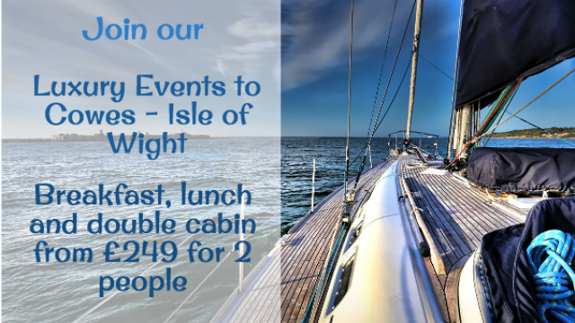 Luxury Event to Cowes - Isle of Wight